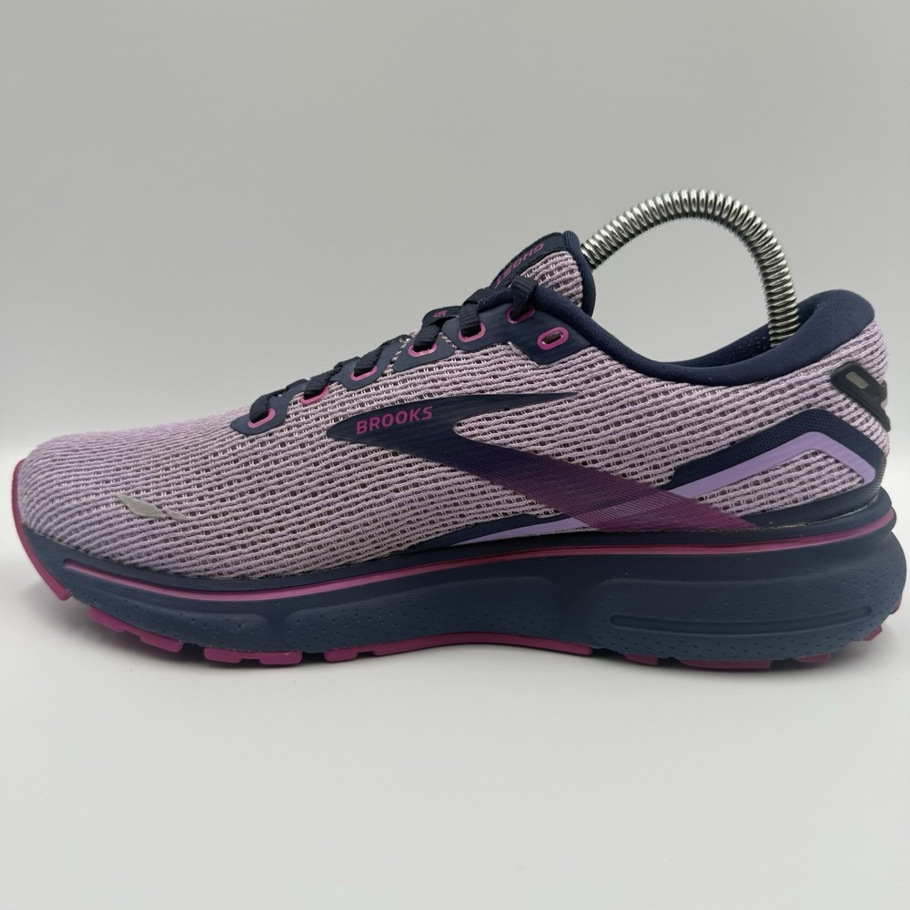 Brooks Ghost 15 Running Shoes Women's Size 9 B Purple Sneakers 1203801B592 - Picture 2 of 9